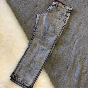 Akira Chicago red label grey wash skinny jeans sz7